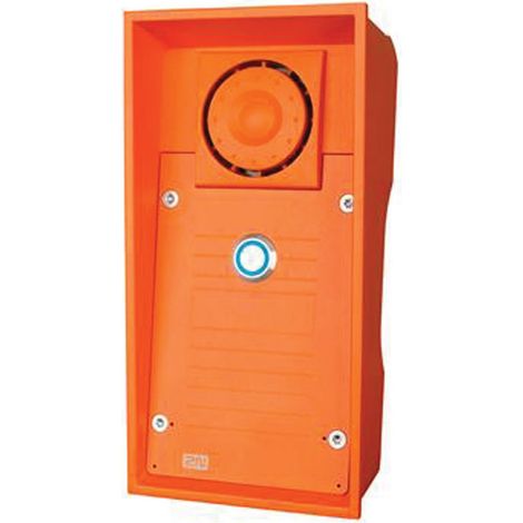2N Helios IP Safety Citofono IP 1 Botón Altavoz 10W Naranja IP69 9152101W