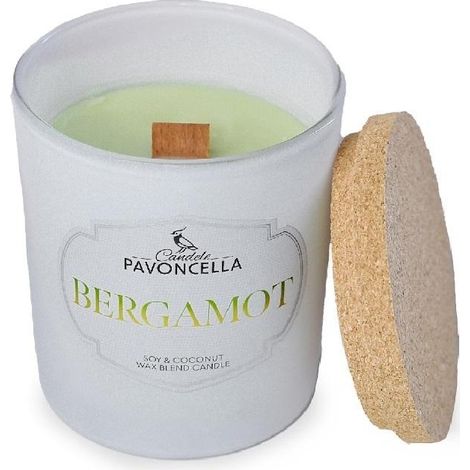 Bergamotte-Duftkerze aus weißem Sojawachs, 135 g
