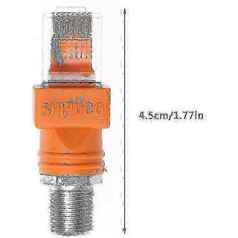 Adaptateur coupleur coaxial femelle F vers mâle RJ45 / Convertisseur RJ45 vers connecteur RF A 26s (1/4)