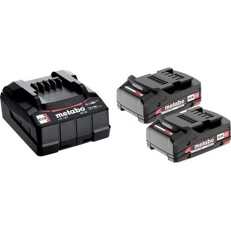 Metabo 685161000 Basic-Set 2 x 2.0 Ah Werkzeug-Akku 18 V 2.0 Ah Li-Ion (1/4)
