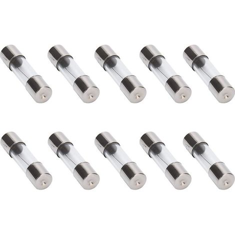 10 fusibles à déconnexion rapide F5al 5a 250v à tube en verre 5 x 20 mm (5 ampères) (1/2)
