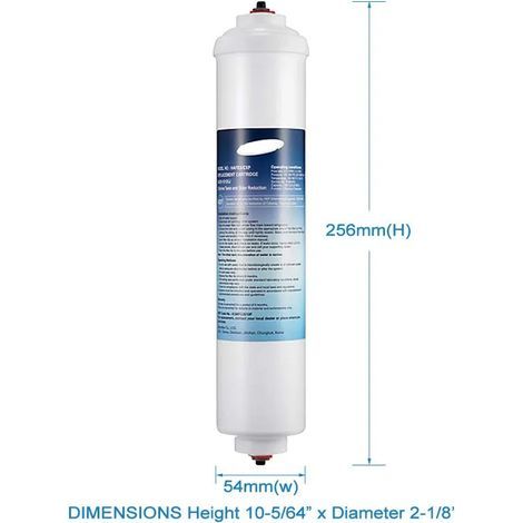 Compatible avec la cartouche filtrante de réfrigérateur DA29-10105J, filtre à eau universel pour réfrigérateur LG, cartouche filtrante avec tige de charbon actif. Convient pour l'eau potable. (1/5)