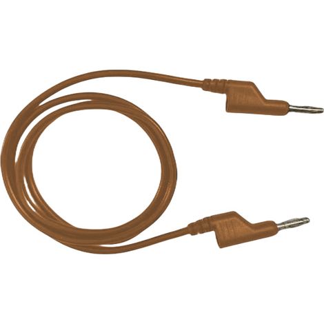 Cordons de test RS PRO, Marron, 10A, 1000V, long. 500mm ( Prix pour 1 )