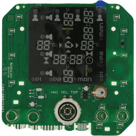 Carte Électronique de Contrôle ARISTON pour Chauffe-Eau Ballon Vélis Evo Plus 45 - 65116397