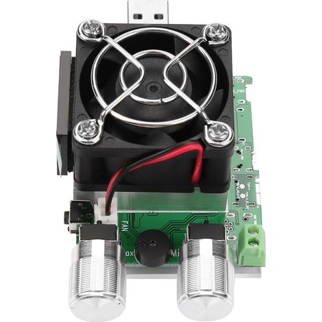 Testeur de tension et de capacité de batterie électronique USB à courant constant réglable de 35 W avec écran LCD (1/5)