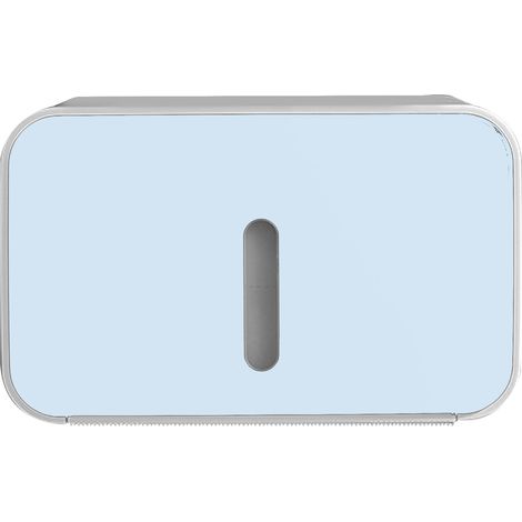 Wandmontierter Toilettenpapierhalter – Aufbewahrung für Toilettenpapier – Mehrzweckabdeckung fürs Badezimmer, Blau (1/5)