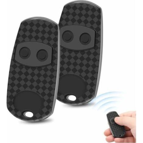 Noir, Lot de 2 Telecommande Portail Compatible avec Top 432EV, 432EE, 432NA, 433,92 MHz Bip Portail Porte De Garage (1/5)