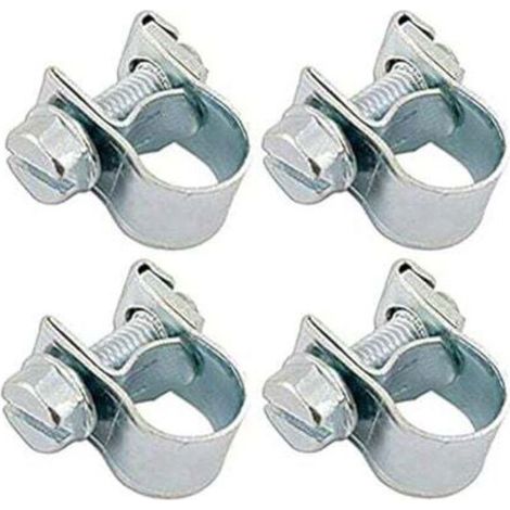 4x COLLIER DURITE ESSENCE A VISSER TONDEUSE MOTOCULTURE MOBYLETTE MOTO (6-8mm) (1/4)