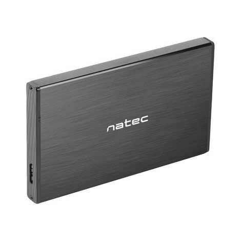 Natec RHINO Go USB 3.0 2,5" SATA HDD/SSD Gehäuse, Schwarz (1/5)