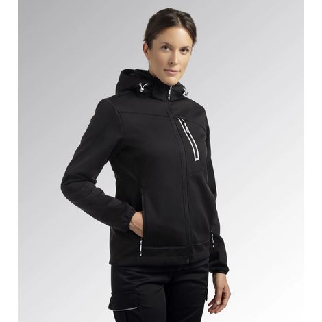 Giacca da lavoro donna Diadora Utility Softshell Athena - XS - Nero (1/5)