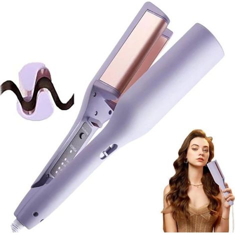 Fer À Friser - 32 Mm - Température Réglable - Pour Ondulations French Wave Et Egg Roll - 1 Pièce (1/5)