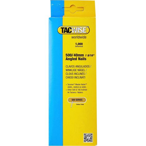 Tacwise 0483 500 Chiodi Angolati Inossidabili da 40 mm (1/3)