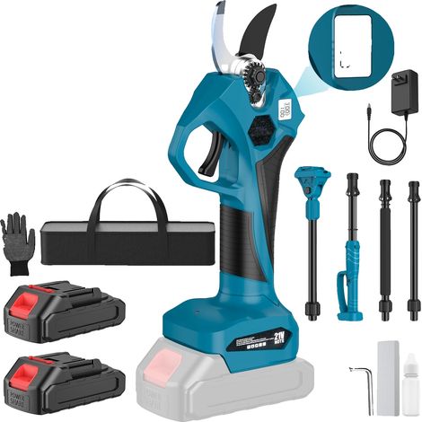 Outil de coupe de jardin, grande portée, moteur électrique, Avec 2XBattery (1/2)