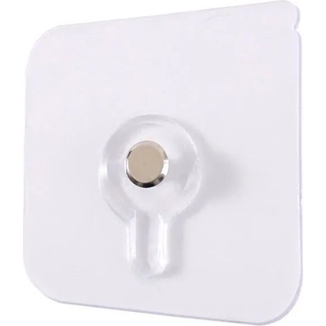Fixation Cadre Sans Percer, 10pcs Clou Adhésif Mural Attache Tableau sans Poinçon Trou Transparent pour Art Mural Miroir Salon Salle ,66cm