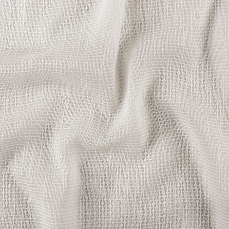 Tissu voilage plombé - Effet filet ajouré crochet Ecru 305 cm