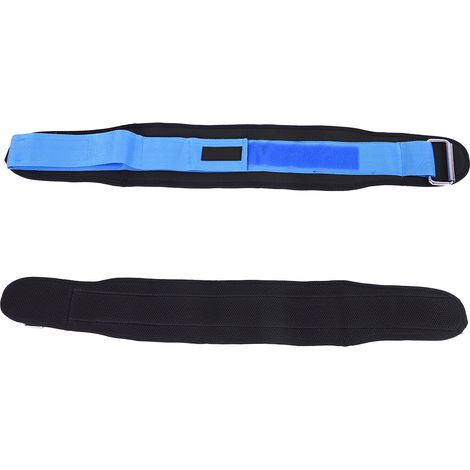 Ceinture de soutien lombaire élastique pour sport unisexe - Fitness, Musculation, Course à pied - Taille XL Bleu (1/5)