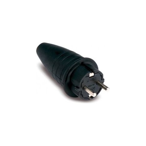 PIN MASCHIO TT 16A 250V GOMMA NERA