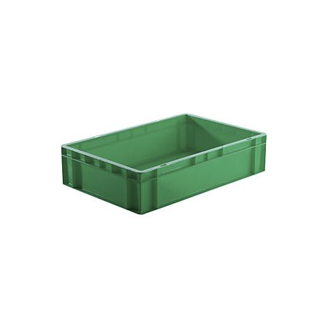 Contenedor de transporte LA-KA-PE L600xB400xH145mm TK600/145-0 VERDE