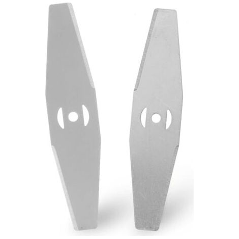 SABIR Lame de tondeuse à gazon électrique au lithium 3 trous, lames de scie de rechange pour coupe-herbe, 2 pièces (1/5)