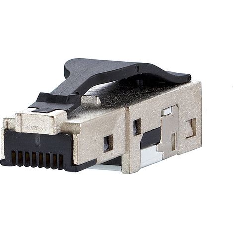 Metz Connect E-DAT RJ45 field plug short Cat.6 Class EA, 1401400812-E