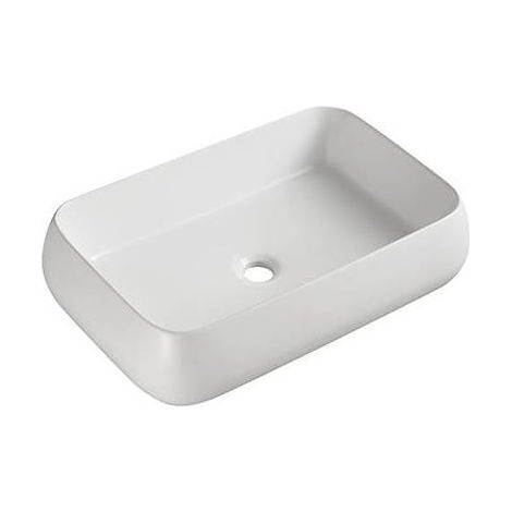 LAVABO DA APPOGGIO MOD. LA73 CM 60 X 40 Misura: Bianco lucido