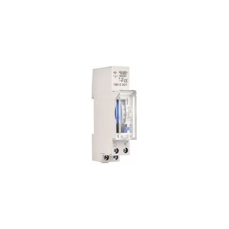 Minuto mecánico de 24 horas Minuto mínimo de 15 minutos Montaje sobre riel Batería integrada, SUL180a AC220-240V Gris - SUL180a AC220-240V Gris.