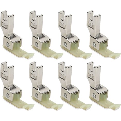 Pied de biche pour machine à coudre industrielle TCR1/16N Acier inoxydable et plastique Antiroussure Lot de 8 pièces (1/5)