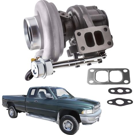 Compresseur Turbo, Puissance jusqu'à 270+ CV, Modèle Turbo HX35W, Compatible avec les moteurs diesel 5.9L, Matériaux Fonte ductile & Alliage K418, Numéros de pièces interchangeables 3592766 & 3592767 (1/5)