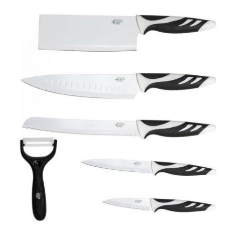 Coltelli Set di 6 coltelli Swiss bianco Cecotec (1/5)