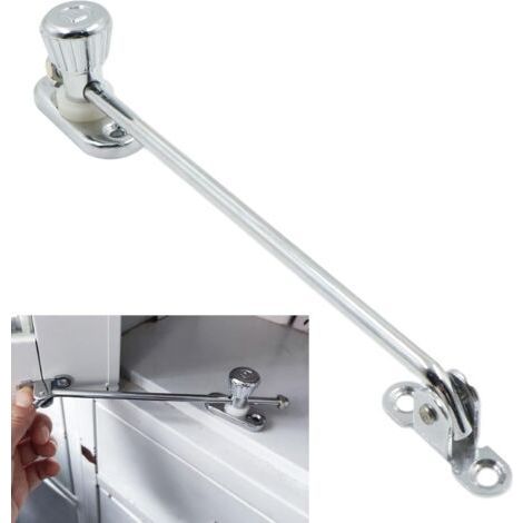 Entrebâilleurs Fenêtre Restricteur Verrou Sécurité - Réglable ouverture, en alliage de zinc et acier, Pour Fenêtre basculante/battante, vers l'intérieur ou l’extérieur (1/5)