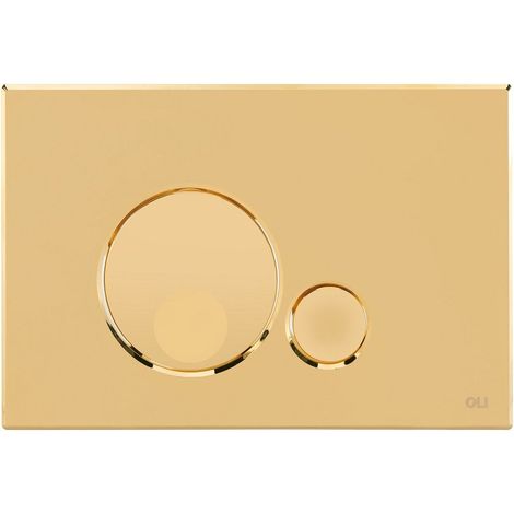 OLI Placca di Comando Globe Oro per Cassette WC ad Incasso OLI - OL0152954 oro (gold) (1/3)