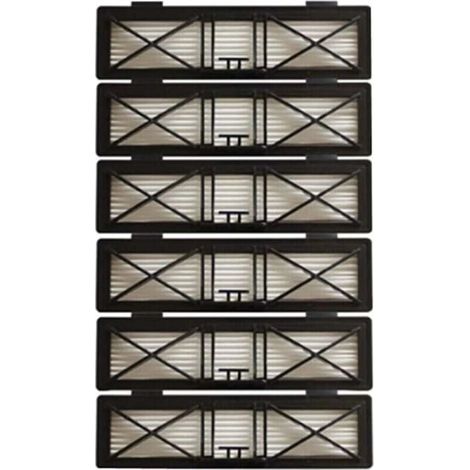Lot de 6 filtres HEPA pour Neato Botvac D7 D3 D4 D5 D6 D70 D75 D80 D85 pour filtres Neato Botvac 75e 80 85 pièces-- (1/4)