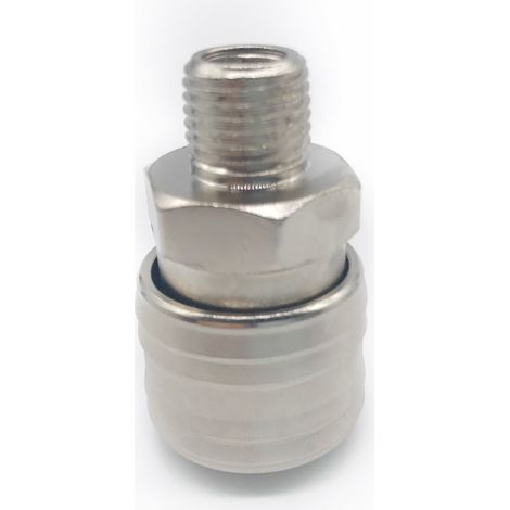 Distributeur d'air Comprimé, Raccord dair Comprimé 1/4 Connecteur d'air Comprimé 3 voies à dégagement rapide avec distributeur Y à filetage mâle (1/2)