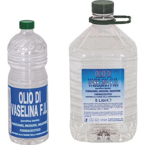 Olio di vasellina farmaceutico f.u. - lt.5 in flacone