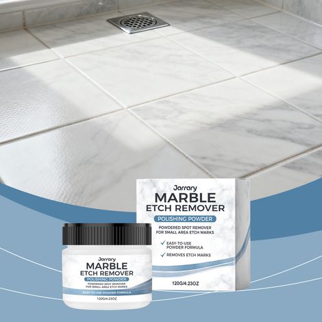 Marmorpolierpulver, für den täglichen Gebrauch im Haushalt, für glatte, saubere und kristallklare Oberflächen, ideal für Renovierung, Reinigung und Pflege – 120 g -- DE (1/5)