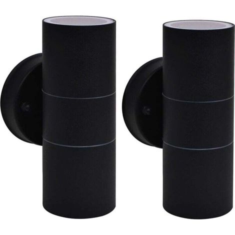 Outdoor wall light 2 pcs Stainless steel down/up (1/3)