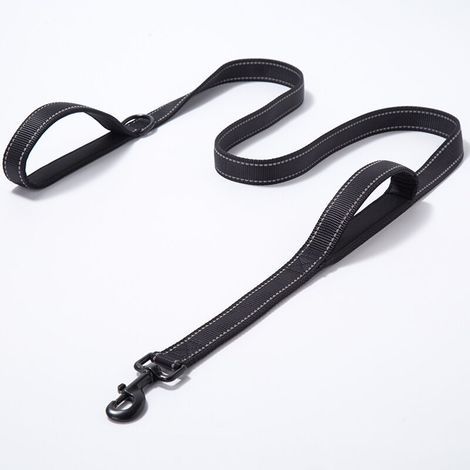 pair Laisse pour chien Pet Gear 1,5 m de long rembourrée à double poignée robuste pour le contrôle et la sécurité