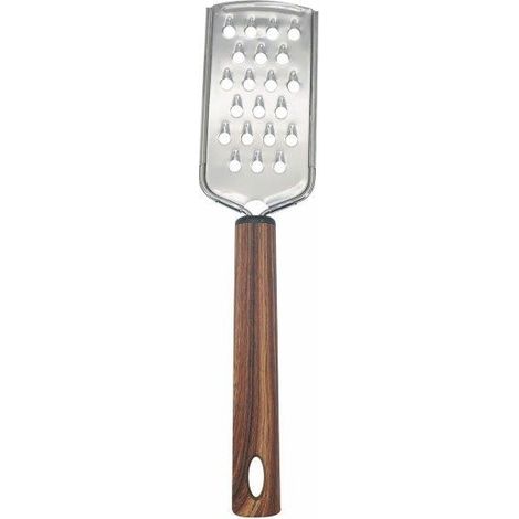 GRATTUGIA ACCIAIO INOX MANICO LEGNO