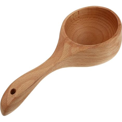 Pieces Bathroom Sauna Wooden Spoon Multipurpose Wooden Bath Spoon Kitchen Water Spoon (1/5)