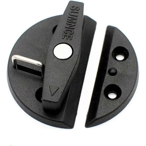 Poignée en nylon pour trappe de bateau, loquet de porte de camping-car, caravane ou bateau, anti-collision (1/4)
