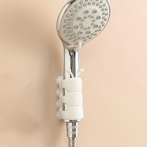 BelleRise – 2er-Pack Duschkopfhalterungen – Saugnapfbasis für Handbrausen – Universelle, abnehmbare und bohrfreie Halterung (1/5)