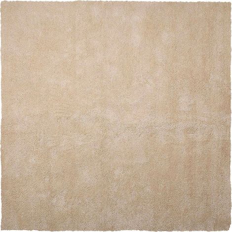Zottelteppich DEMRE Hellbeige 200 x 200 cm