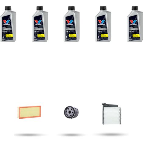 Kit tagliando 3 FILTRI e 5L OLIO compatibile con Renault Clio III 1.6 16v 82kw Dal 2005 (1/5)