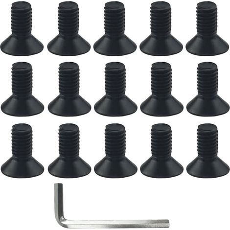 Lntyq Tête de Tondeuse en Aluminium tête de Tondeuse en Nylon vis de Tondeuse à Gazon tête de Tondeuse à Gazon Pinceau Fixation du Couteau avec 1 clé (1/5)