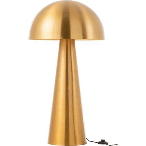 Lampadaire Design "Champignon" 95cm Or Mat (1/3)