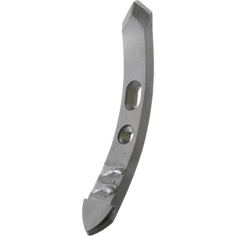 Punta de cultivador 310 x 40 x 20 mm curvada 2 orificios'uso universal UNIVERSAL CP781CN