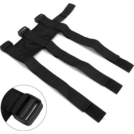 Support de fixation pour extincteur de voiture avec sangle réglable, compatible avec Jeep Wrangler/Gladiator (noir) (1/5)