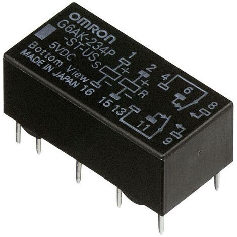 Omron G6AK-274P-ST-US 24 VDC Relais pour circuits imprimés 24 V/DC 2 A 2 inverseurs (RT) 1 pc(s) (1/5)