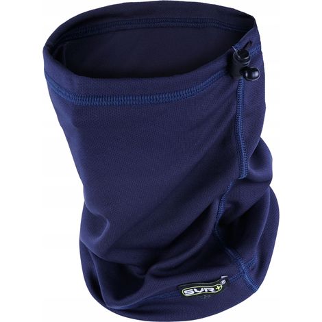 Tour de cou fin thermoactif pour le printemps et l'automne, bleu marine, SVR+ uni (1/2)