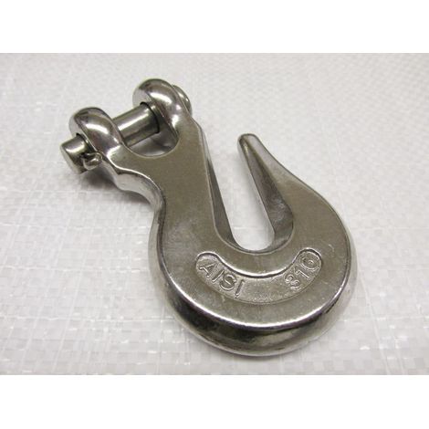 Clevis Grab Hook Stainless Steel 1/2" (12MM Chain Shortener) (1/2)